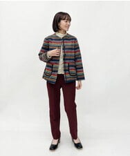 PYLAS23250 CHRISTIAN AUJARD(小さいサイズ)(メゾン ドゥ サンク) 2WAYストレッチスティックパンツ グレー
