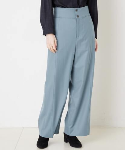 PYLAS74380  ハイウエストワイドパンツ