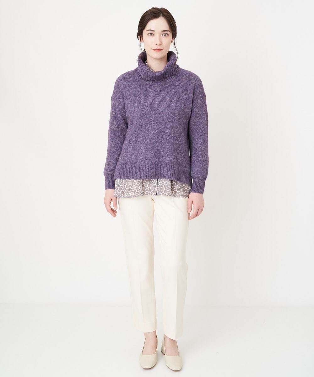 PYLAW48230 CHRISTIAN AUJARD(小さいサイズ)(メゾン ドゥ サンク) 暖かベーシックパンツ ダークグレー