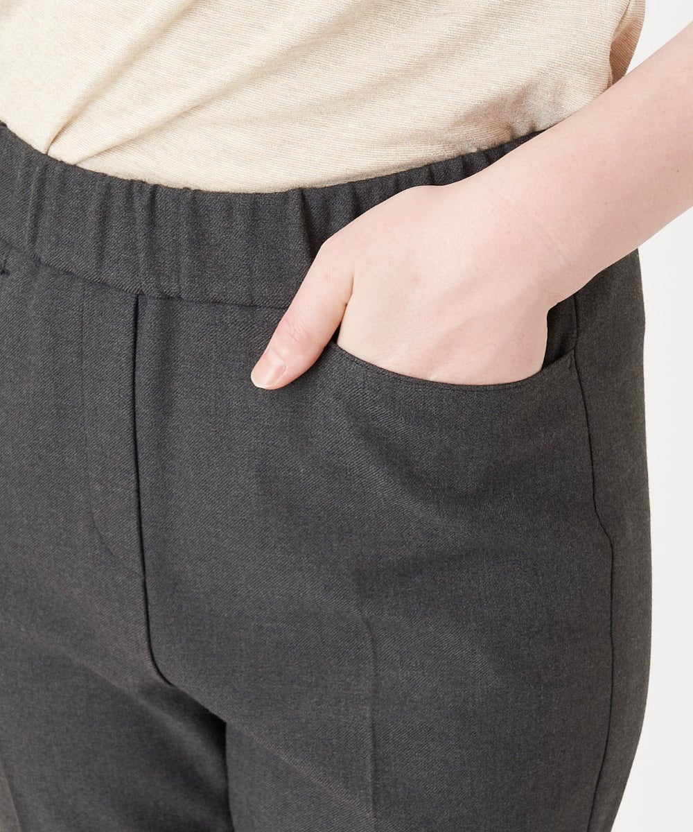 PYLAW48230 CHRISTIAN AUJARD(小さいサイズ)(メゾン ドゥ サンク) 暖かベーシックパンツ ダークグレー