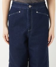 PYLEA29330 CHRISTIAN AUJARD(小さいサイズ)(メゾン ドゥ サンク) シャイニーデニムパンツ ネイビー