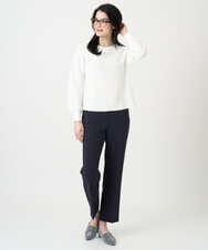 PYLEE06260 CHRISTIAN AUJARD(小さいサイズ)(メゾン ドゥ サンク) センタープレス美シルエットパンツ アイボリー