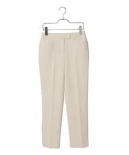 PYLEE06260 CHRISTIAN AUJARD(小さいサイズ)(メゾン ドゥ サンク) センタープレス美シルエットパンツ アイボリー