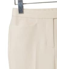 PYLEE06260 CHRISTIAN AUJARD(小さいサイズ)(メゾン ドゥ サンク) センタープレス美シルエットパンツ アイボリー