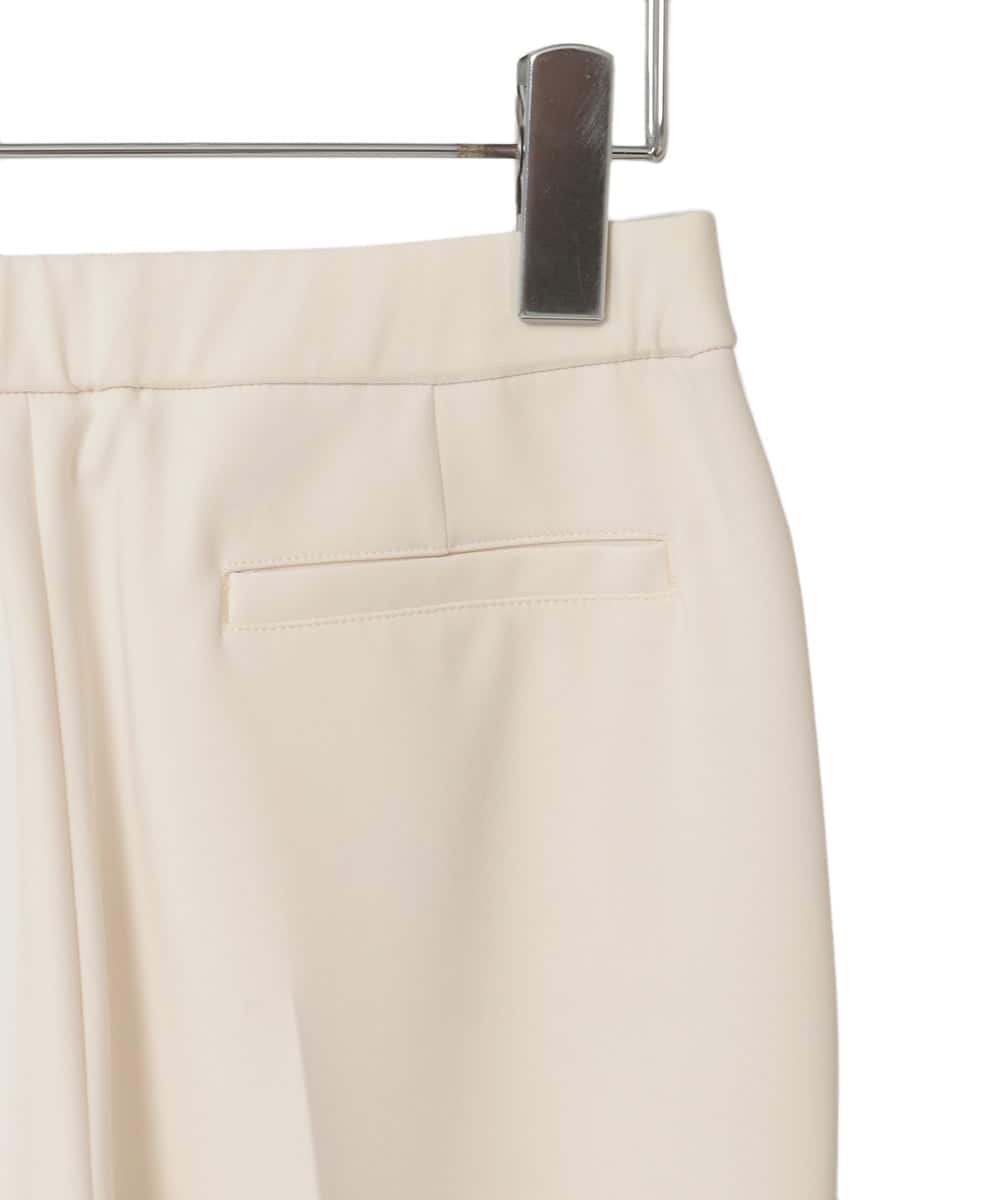 PYLEE06260 CHRISTIAN AUJARD(小さいサイズ)(メゾン ドゥ サンク) センタープレス美シルエットパンツ アイボリー