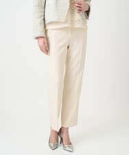 PYLEE06260 CHRISTIAN AUJARD(小さいサイズ)(メゾン ドゥ サンク) センタープレス美シルエットパンツ アイボリー