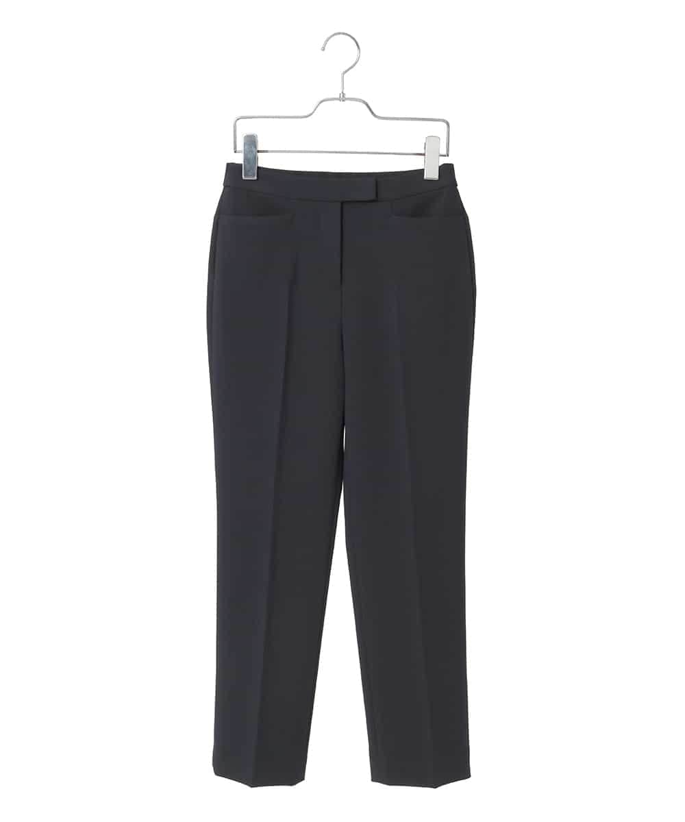 PYLEE06260 CHRISTIAN AUJARD(小さいサイズ)(メゾン ドゥ サンク) センタープレス美シルエットパンツ ネイビー