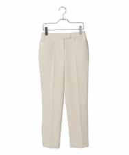 PYLEE06260 CHRISTIAN AUJARD(小さいサイズ)(メゾン ドゥ サンク) センタープレス美シルエットパンツ アイボリー