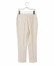 PYLEE06260 CHRISTIAN AUJARD(小さいサイズ)(メゾン ドゥ サンク) センタープレス美シルエットパンツ アイボリー