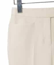 PYLEE06260 CHRISTIAN AUJARD(小さいサイズ)(メゾン ドゥ サンク) センタープレス美シルエットパンツ アイボリー