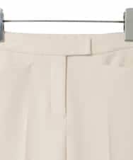 PYLEE06260 CHRISTIAN AUJARD(小さいサイズ)(メゾン ドゥ サンク) センタープレス美シルエットパンツ アイボリー