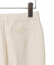 PYLEE06260 CHRISTIAN AUJARD(小さいサイズ)(メゾン ドゥ サンク) センタープレス美シルエットパンツ アイボリー