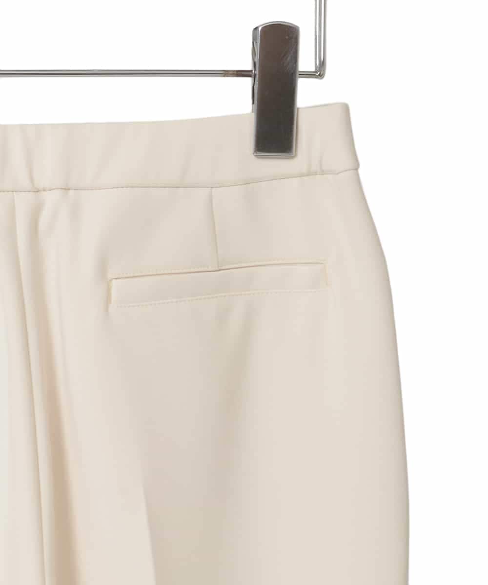 PYLEE06260 CHRISTIAN AUJARD(小さいサイズ)(メゾン ドゥ サンク) センタープレス美シルエットパンツ アイボリー