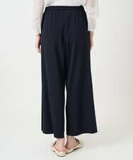 PYLEE15390 CHRISTIAN AUJARD(小さいサイズ)(メゾン ドゥ サンク) 2WAYストレッチワイドパンツ ネイビー