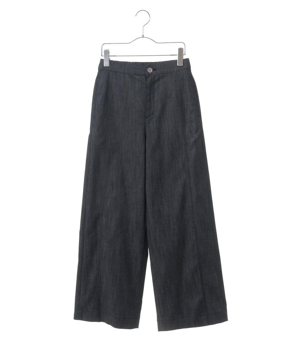 PYLES53290 CHRISTIAN AUJARD(小さいサイズ)(メゾン ドゥ サンク) シャンブレーデニムパンツ ネイビー