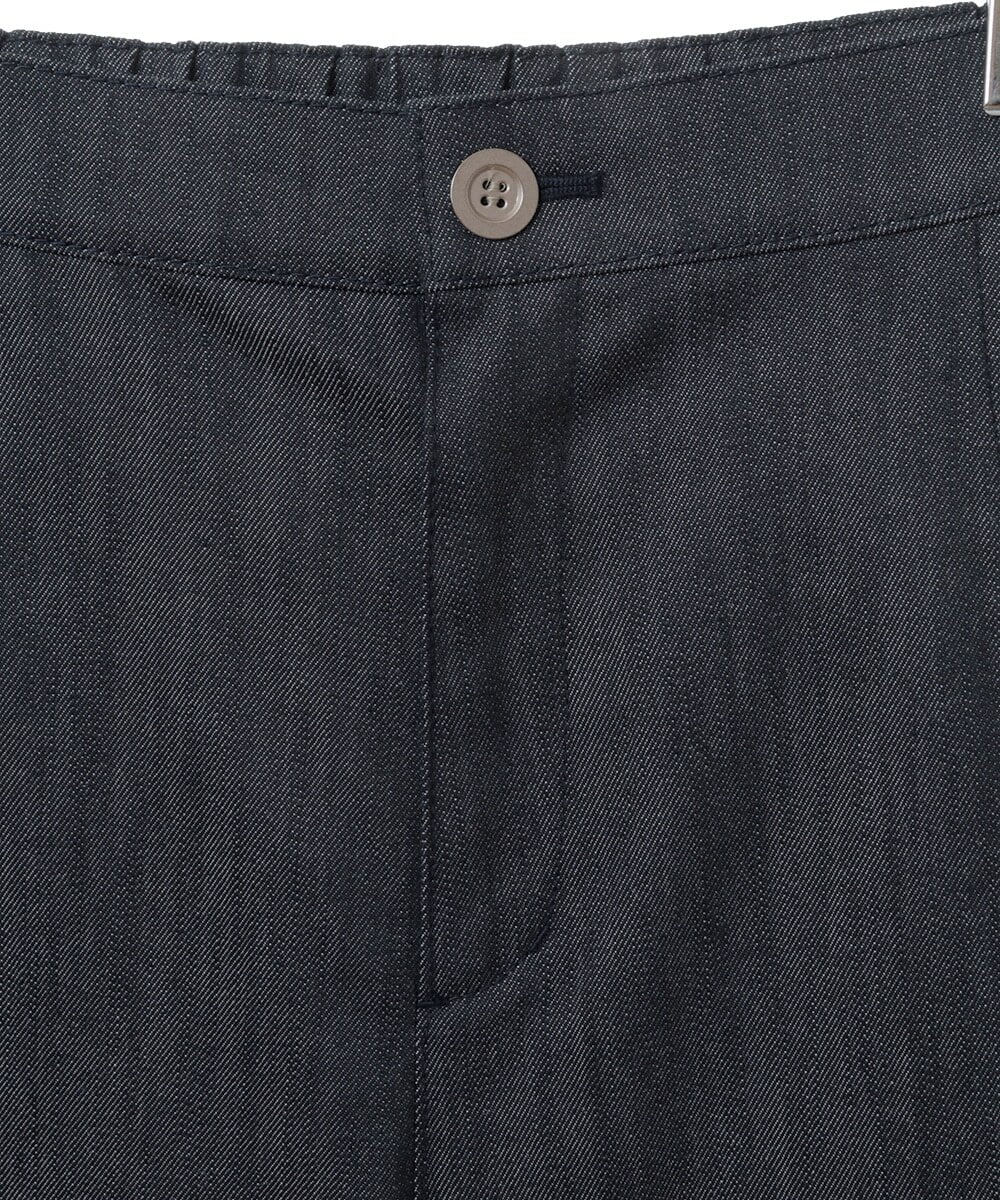 PYLES53290 CHRISTIAN AUJARD(小さいサイズ)(メゾン ドゥ サンク) シャンブレーデニムパンツ ネイビー