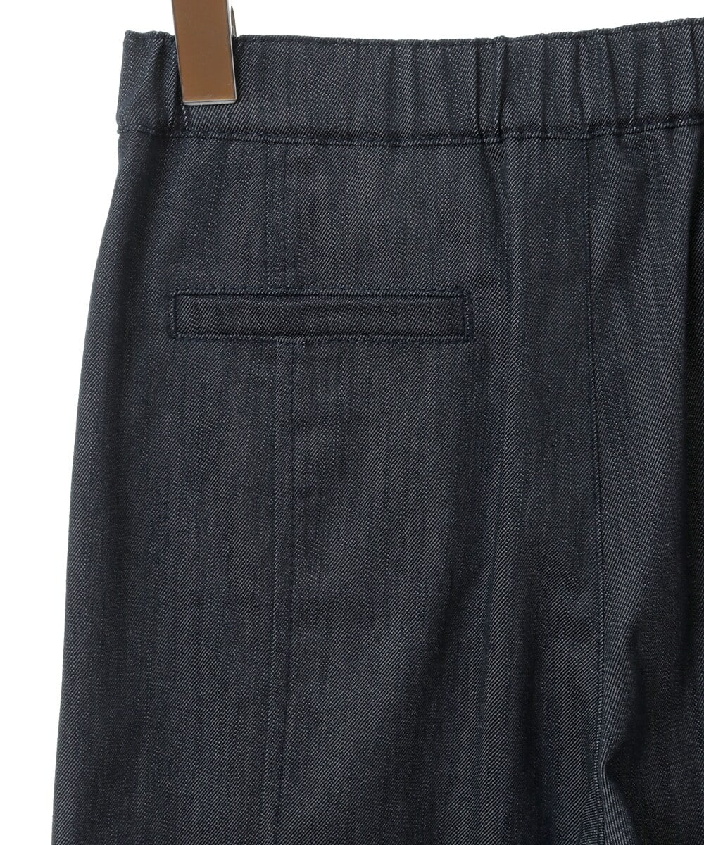 PYLES53290 CHRISTIAN AUJARD(小さいサイズ)(メゾン ドゥ サンク) シャンブレーデニムパンツ ネイビー