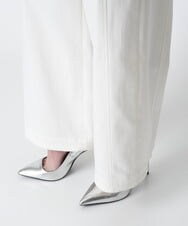 PYLES53290 CHRISTIAN AUJARD(小さいサイズ)(メゾン ドゥ サンク) シャンブレーデニムパンツ ネイビー
