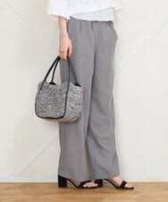 PYLGD21360 CHRISTIAN AUJARD(小さいサイズ)(メゾン ドゥ サンク) [セットアップ対応]セミワイドパンツ ベージュ系