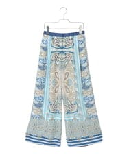 PYLGD25430 CHRISTIAN AUJARD(小さいサイズ)(メゾン ドゥ サンク) マリンブルーペーズリーパンツ ブルー系