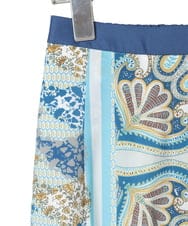 PYLGD25430 CHRISTIAN AUJARD(小さいサイズ)(メゾン ドゥ サンク) マリンブルーペーズリーパンツ ブルー系