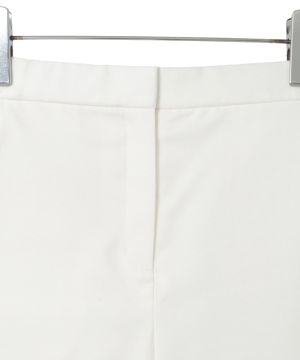 PYLGD31290 CHRISTIAN AUJARD(小さいサイズ)(メゾン ドゥ サンク) リネンリラックスワイドパンツ ホワイト