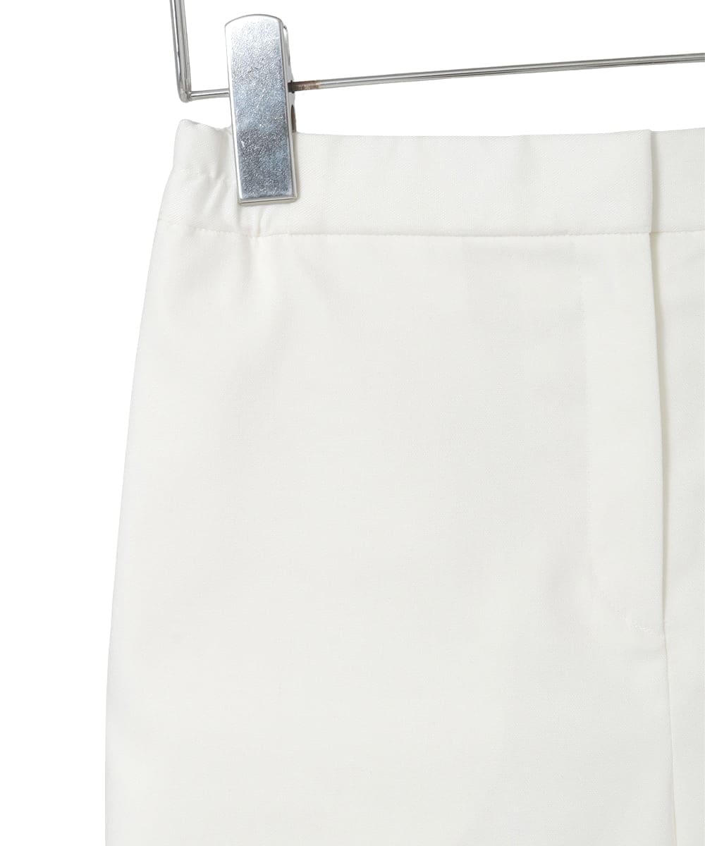 PYLGD31290 CHRISTIAN AUJARD(小さいサイズ)(メゾン ドゥ サンク) リネンリラックスワイドパンツ ホワイト