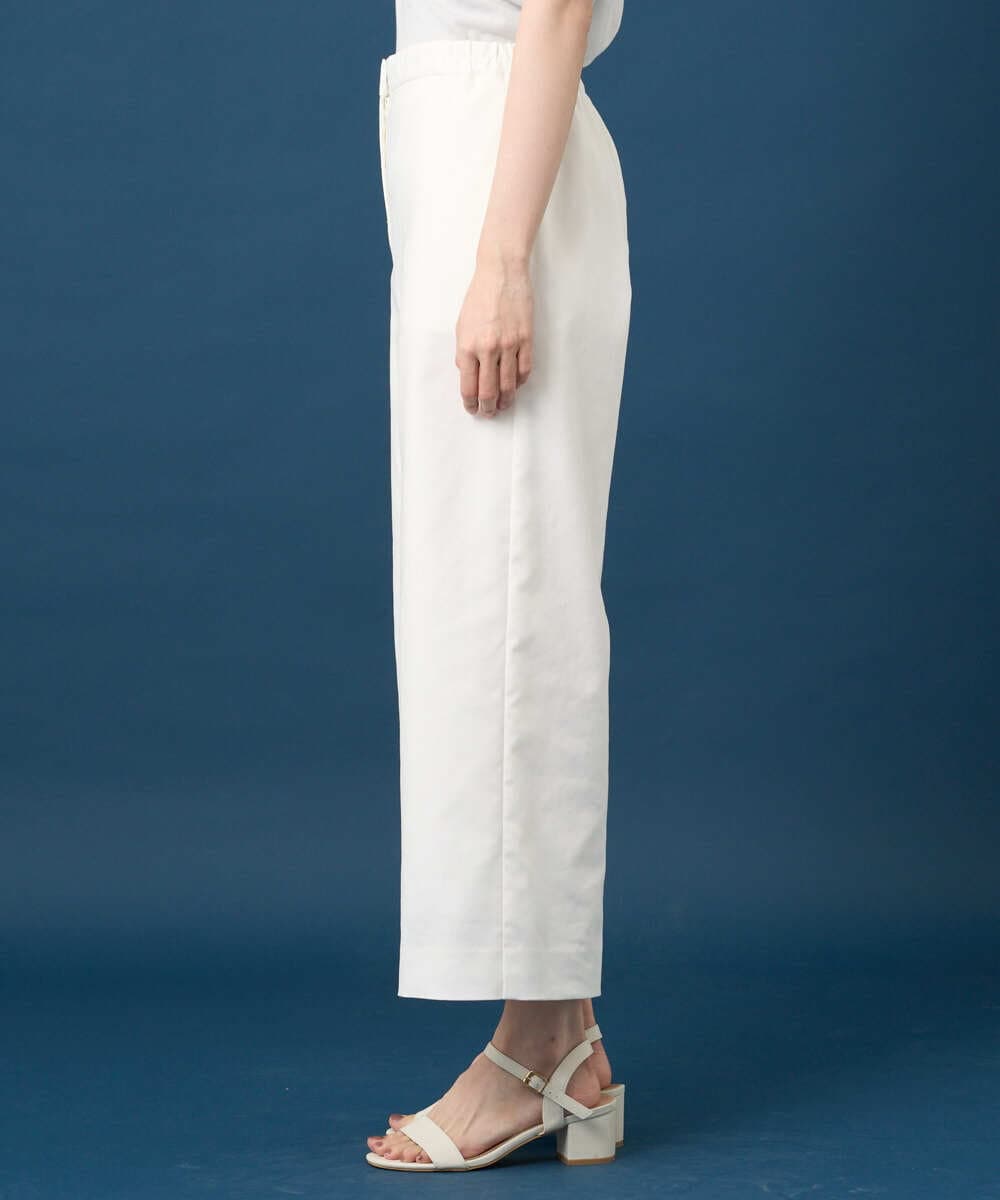 PYLGD31290 CHRISTIAN AUJARD(小さいサイズ)(メゾン ドゥ サンク) リラックスワイドパンツ ホワイト