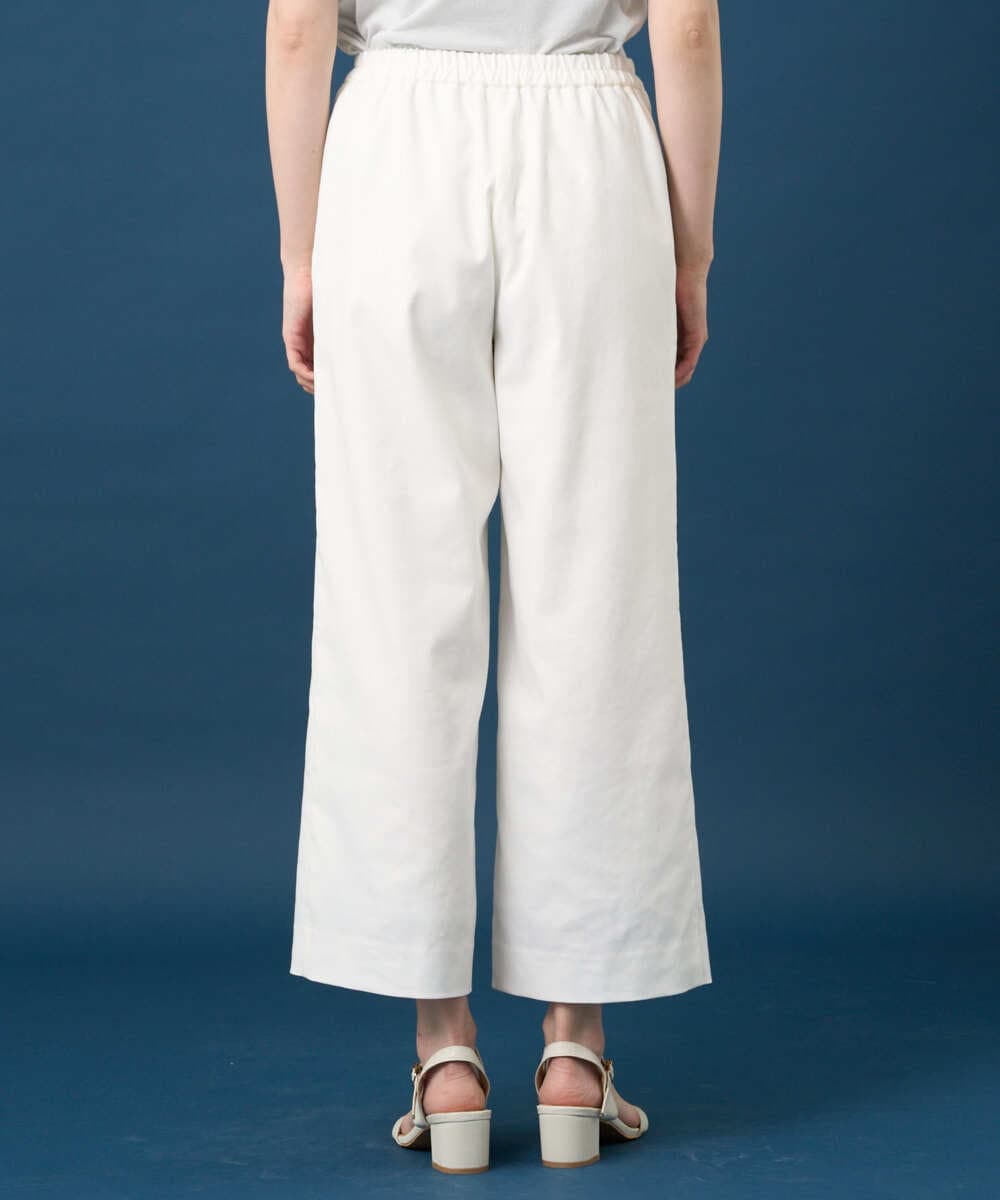PYLGD31290 CHRISTIAN AUJARD(小さいサイズ)(メゾン ドゥ サンク) リラックスワイドパンツ ホワイト