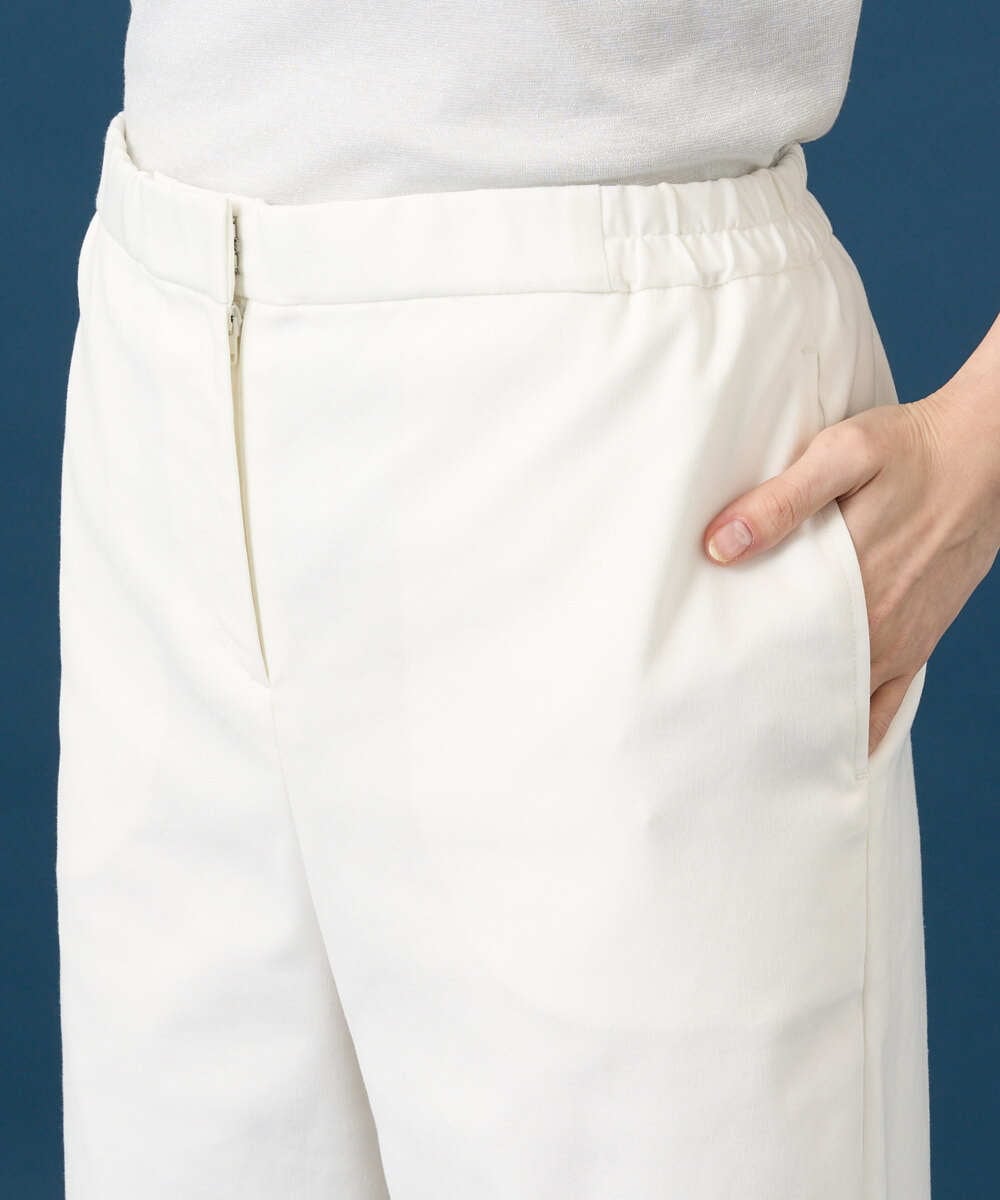 PYLGD31290 CHRISTIAN AUJARD(小さいサイズ)(メゾン ドゥ サンク) リラックスワイドパンツ ホワイト