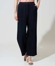 PYLGD42290 CHRISTIAN AUJARD(小さいサイズ)(メゾン ドゥ サンク) [セットアップ対応]ドライタッチジャージーパンツ ネイビー