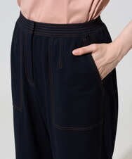 PYLGD42290 CHRISTIAN AUJARD(小さいサイズ)(メゾン ドゥ サンク) [セットアップ対応]ドライタッチジャージーパンツ ネイビー