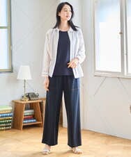 PYLGD42290 CHRISTIAN AUJARD(小さいサイズ)(メゾン ドゥ サンク) [セットアップ対応]ドライタッチジャージーパンツ ネイビー