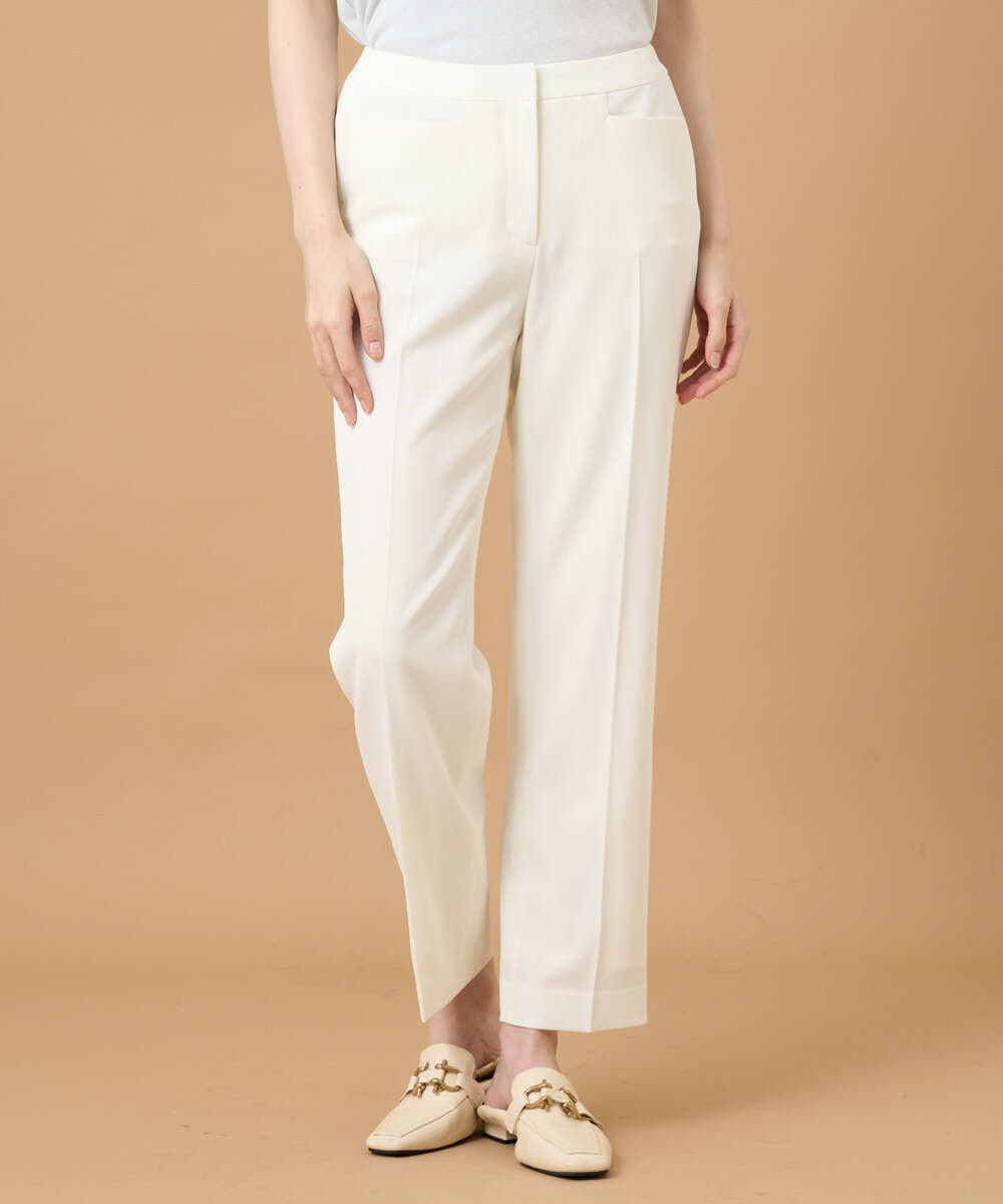 PYLGD64250 CHRISTIAN AUJARD(小さいサイズ)(メゾン ドゥ サンク) [接触冷感/速乾性/UV対策]エトリオンシャンブレーパンツ ホワイト