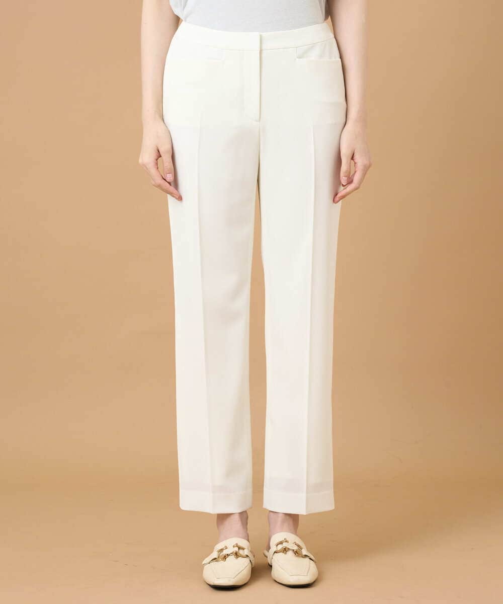 PYLGD64250 CHRISTIAN AUJARD(小さいサイズ)(メゾン ドゥ サンク) [接触冷感/速乾性/UV対策]エトリオンシャンブレーパンツ ホワイト