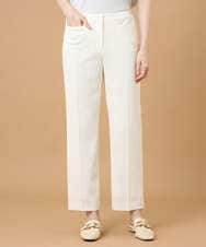 PYLGD64250 CHRISTIAN AUJARD(小さいサイズ)(メゾン ドゥ サンク) [接触冷感/速乾性/UV対策]エトリオンシャンブレーパンツ ホワイト