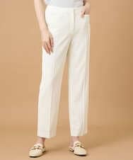 PYLGD64250 CHRISTIAN AUJARD(小さいサイズ)(メゾン ドゥ サンク) [接触冷感/速乾性/UV対策]エトリオンシャンブレーパンツ ホワイト