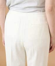 PYLGD64250 CHRISTIAN AUJARD(小さいサイズ)(メゾン ドゥ サンク) [接触冷感/速乾性/UV対策]エトリオンシャンブレーパンツ ホワイト