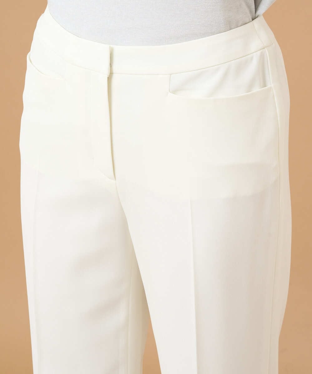 PYLGD64250 CHRISTIAN AUJARD(小さいサイズ)(メゾン ドゥ サンク) [接触冷感/速乾性/UV対策]エトリオンシャンブレーパンツ ホワイト