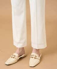 PYLGD64250 CHRISTIAN AUJARD(小さいサイズ)(メゾン ドゥ サンク) [接触冷感/速乾性/UV対策]エトリオンシャンブレーパンツ ホワイト