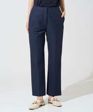 PYLGE07290 CHRISTIAN AUJARD(小さいサイズ)(メゾン ドゥ サンク) [セットアップ対応]ジャージーデニムパンツ ネイビー