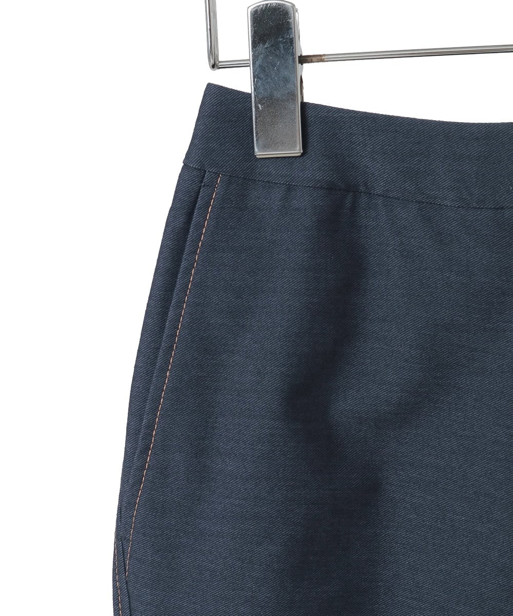 PYLGE07290 CHRISTIAN AUJARD(小さいサイズ)(メゾン ドゥ サンク) [セットアップ対応]ジャージーデニムパンツ ネイビー