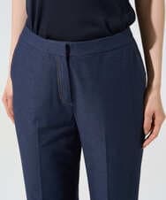 PYLGE07290 CHRISTIAN AUJARD(小さいサイズ)(メゾン ドゥ サンク) [セットアップ対応]ジャージーデニムパンツ ネイビー