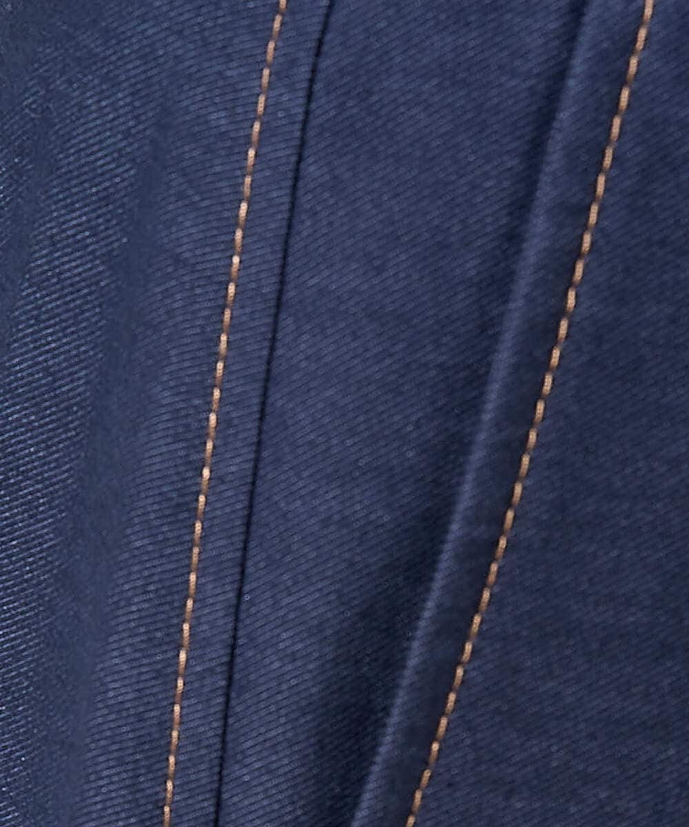 PYLGE07290 CHRISTIAN AUJARD(小さいサイズ)(メゾン ドゥ サンク) [セットアップ対応]ジャージーデニムパンツ ネイビー