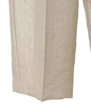 PYLGE14360 CHRISTIAN AUJARD(小さいサイズ)(メゾン ドゥ サンク) ワッシャーサテンセミワイドパンツ ベージュ