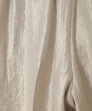 PYLGE14360 CHRISTIAN AUJARD(小さいサイズ)(メゾン ドゥ サンク) ワッシャーサテンセミワイドパンツ ベージュ