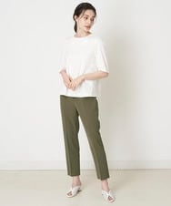 PYLGP47230 CHRISTIAN AUJARD(小さいサイズ)(メゾン ドゥ サンク) 美シルエットスティックパンツ アイボリー