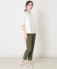 PYLGP47230 CHRISTIAN AUJARD(小さいサイズ)(メゾン ドゥ サンク) 美シルエットスティックパンツ アイボリー