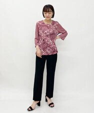 PYLGP48260 CHRISTIAN AUJARD(小さいサイズ)(メゾン ドゥ サンク) ストレートワイドパンツ ベージュ