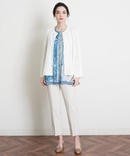 PYLGS07240 CHRISTIAN AUJARD(小さいサイズ)(メゾン ドゥ サンク) ストレッチスティックパンツ ライトベージュ